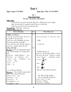 Giáo án Buổi chiều lớp 5 - Tuần 5