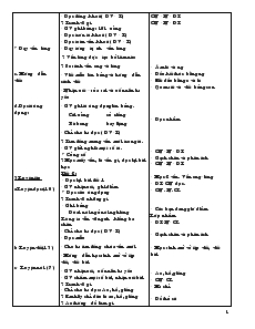 Giáo án Lớp 1 - Tuần 14