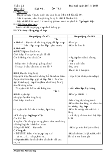 Giáo án Lớp 1 - Tuần 22 - Huỳnh Thị Kim Hoàng