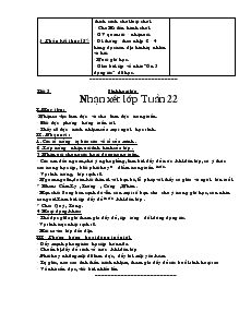 Giáo án Lớp 1 - Tuần 23