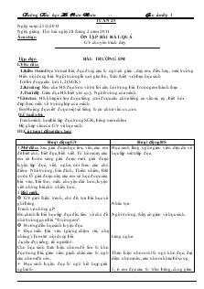 Giáo án lớp 1 - Tuần 25 - Trường Tiểu học Hồ Chơn Nhơn