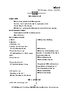 Giáo án Lớp 1 - Tuần 27 - Nguyễn Văn Dũng - TH THành Long - Hàm Yên- Tuyên Quang