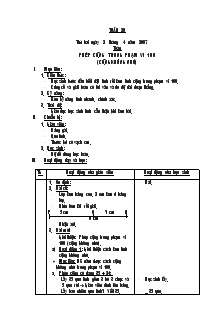 Giáo án Lớp 1 - Tuần 29