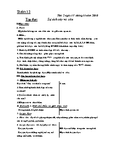 Giáo án Lớp 2 - Tuần 12