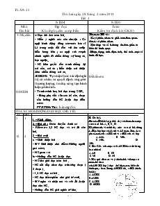 Giáo án Lớp 4 - Tuần 25