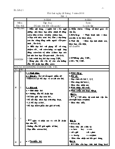 Giáo án Lớp 4 - Tuần 27