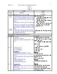 Giáo án Lớp 4 - Tuần 2