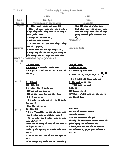 Giáo án Lớp 4 - Tuần 32