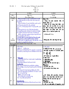 Giáo án Lớp 4 - Tuần 3