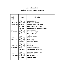 Giáo án lớp 1 - Tuần 1 năm 2010