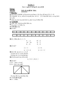 Giáo án Tổng hợp lớp 1 - Tuần 7 năm 2010