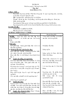 Bài giảng Lớp 1 - Tuần 31 (tiết 12)