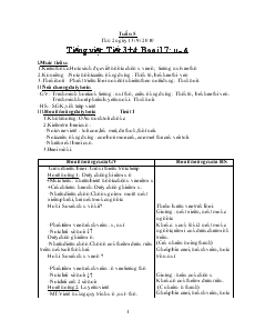 Bài giảng Lớp 1 - Tuần 5 (tiết 16)