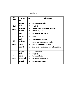 Bài soạn tổng hợp các môn lớp 4 - Tuần 5, 6