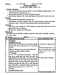 Giáo án các môn lớp 5 - Tuần 20 năm 2008