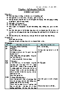 Giáo án các môn lớp 5 - Tuần 3 năm 2007