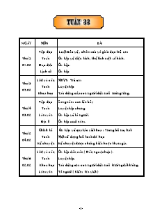 Giáo án các môn lớp 5 - Tuần 33