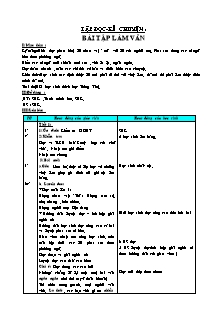 Giáo án các môn lớp 5 - Tuần 6 năm 2007