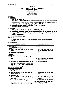 Giáo án các môn lớp 2, học kì II - Tuần 24