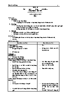 Giáo án các môn lớp 2, học kì II - Tuần 27