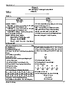 Giáo án Lớp ghép 1 + 2 - Tuần 5