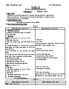 Giáo án dạy các môn học khối 1 - Tuần 25 - Trường tiểu học Long Trạch 2